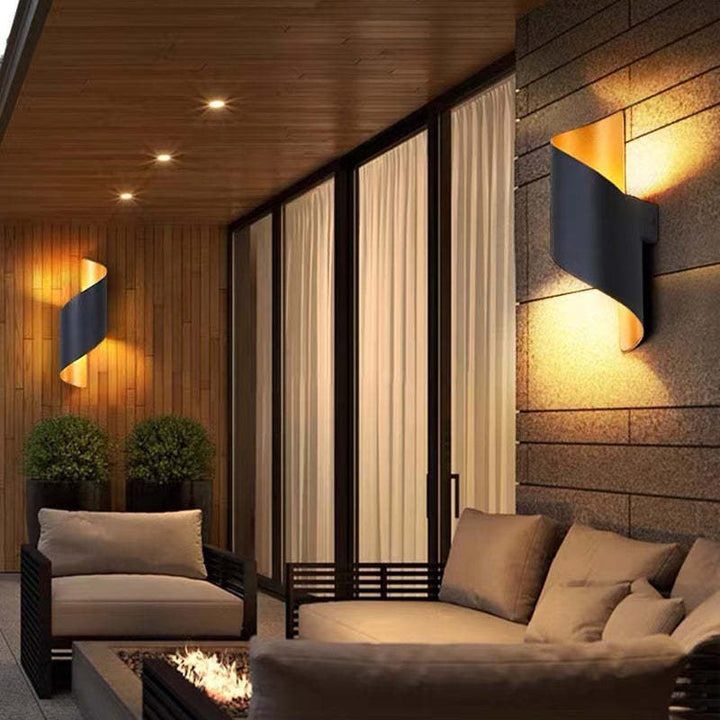 Modern Spirál LED Fali Lámpa - TwistLight