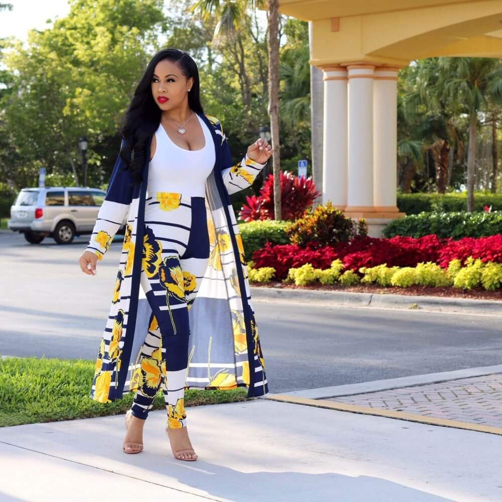 Női kimono szett nadrággal – Yasmin