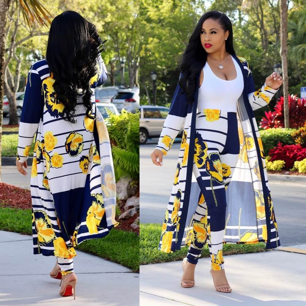 Női kimono szett nadrággal – Yasmin