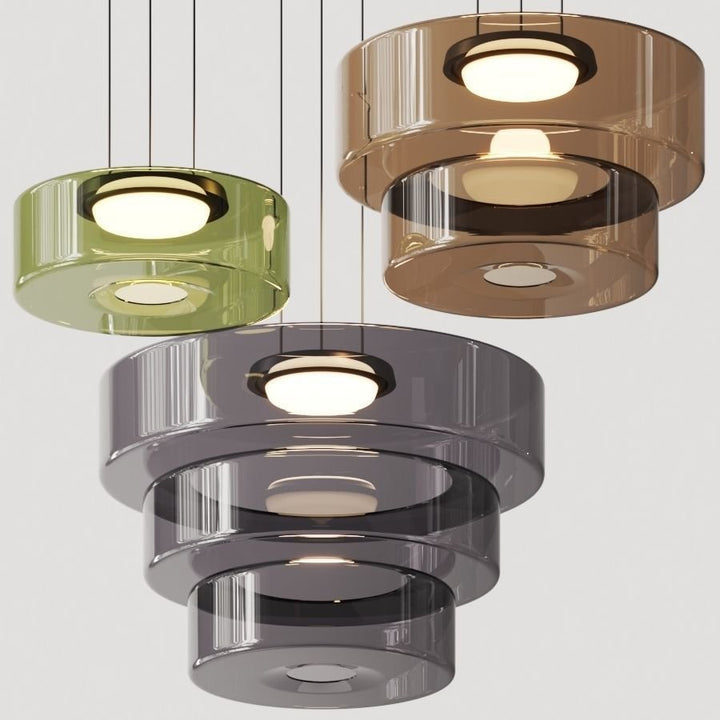AA NOT AVAIALBLE Modern üveg függőlámpa Bauhaus stílusban - AuroraSphere