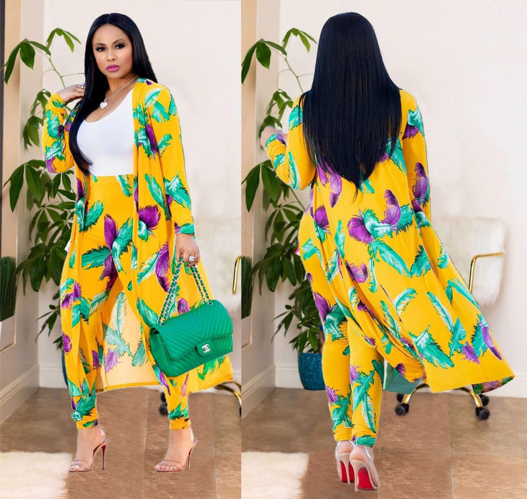 Női kimono szett nadrággal – Yasmin