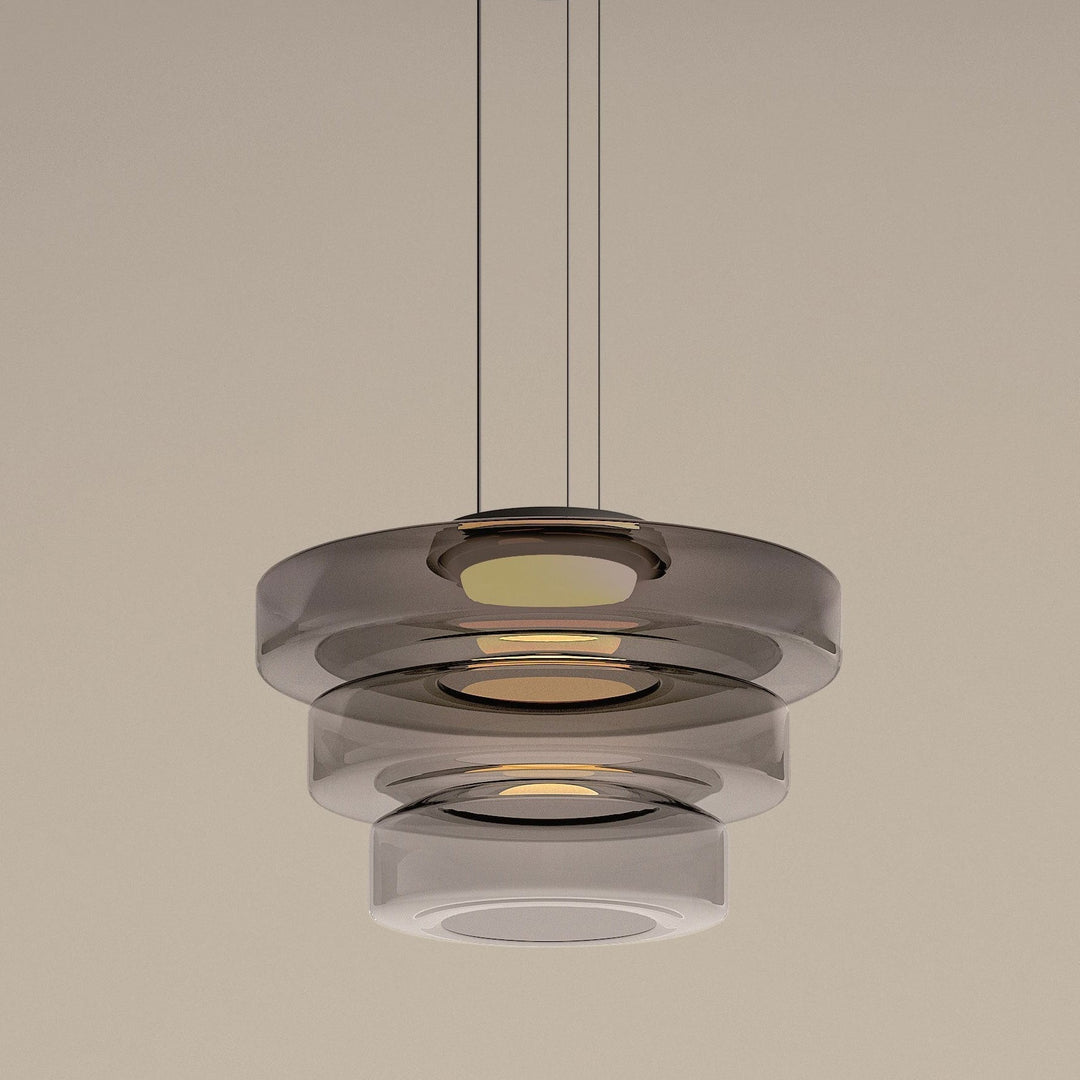 AA NOT AVAIALBLE Modern üveg függőlámpa Bauhaus stílusban - AuroraSphere