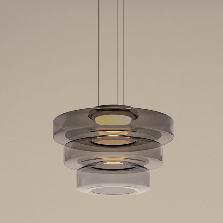 AA NOT AVAIALBLE Modern üveg függőlámpa Bauhaus stílusban - AuroraSphere