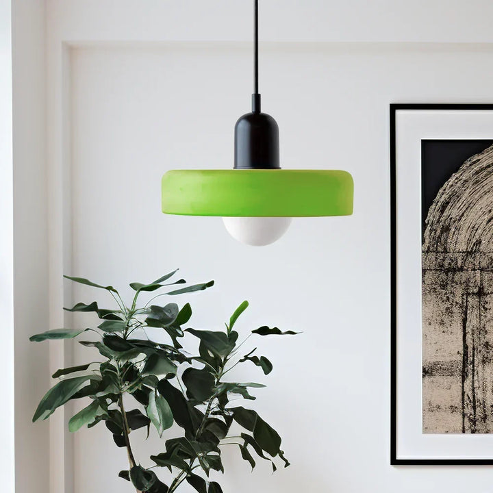 Bauhaus Stained Glass Pendant Lamp 3
