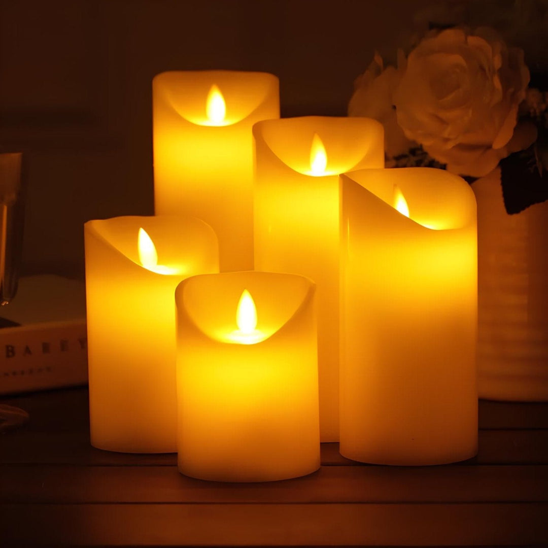 Hangulatos LED Gyertyák - GlowFlicker