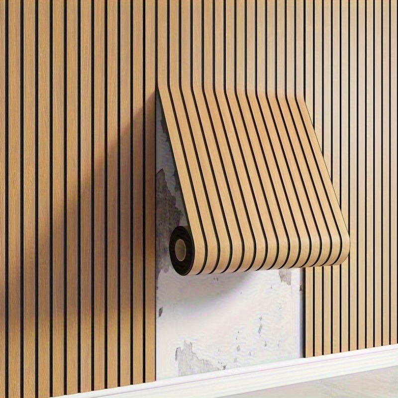 AA_Bad Conversion-3D Öntapadós Fali Panelek Valódi Fa Hatással - Wallvera