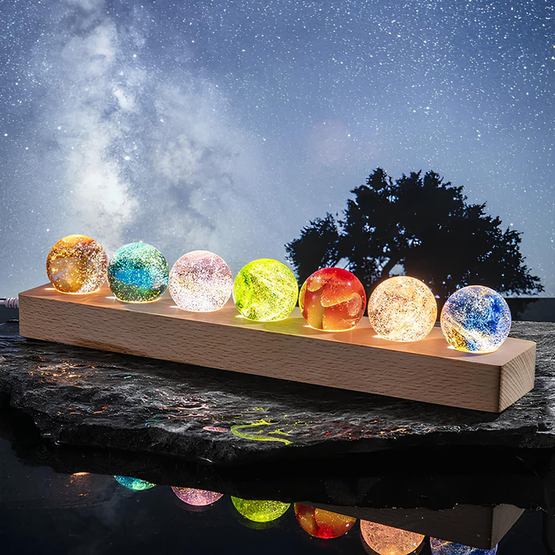 Fénylő Kozmikus Kristályok - AstroGlow Gömbök