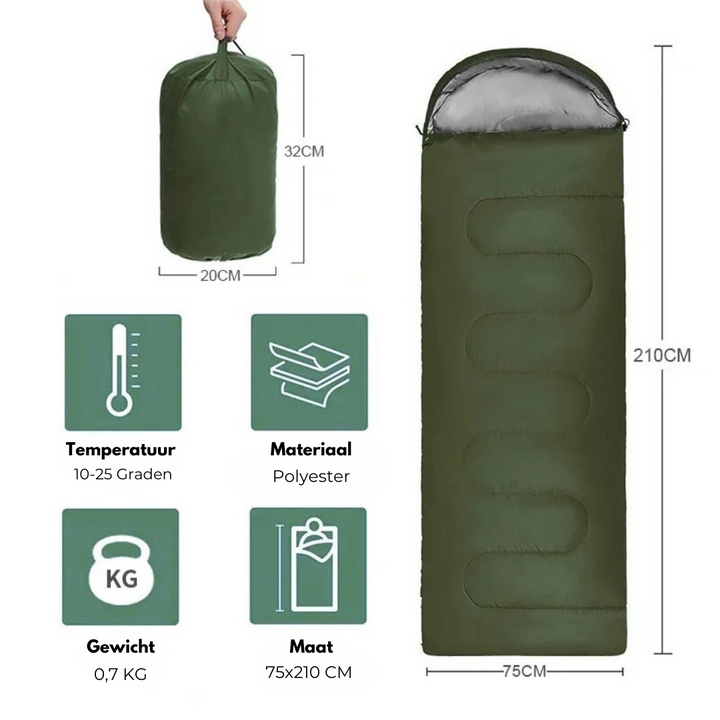 Kültéri Hálózsák Hideg Éjszakákra - AdventureSleeper