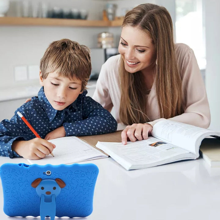 Gyerek tablet 7 hüvelykes kijelzővel, ütésvédelemmel és gyermekzárral – LernTab Junior