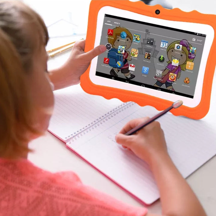 Gyerek tablet 7 hüvelykes kijelzővel, ütésvédelemmel és gyermekzárral – LernTab Junior