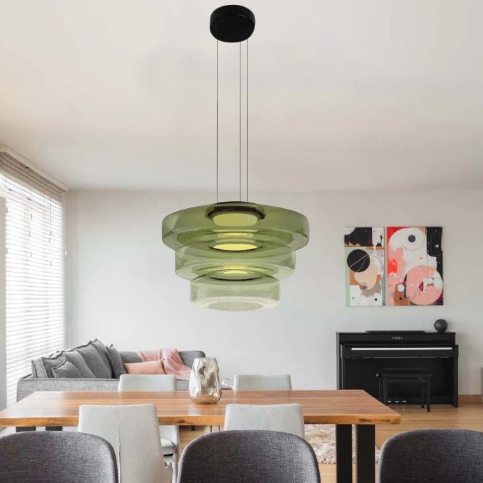 AA NOT AVAIALBLE Modern üveg függőlámpa Bauhaus stílusban - AuroraSphere
