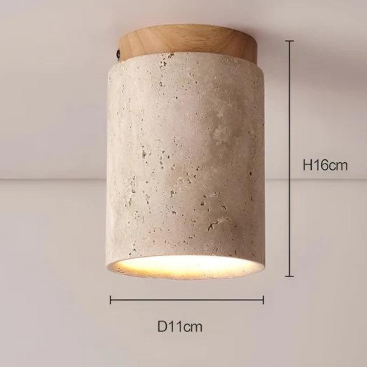 Trendi Kerek Japán Stílusú Mennyezeti Lámpa - ZenLight