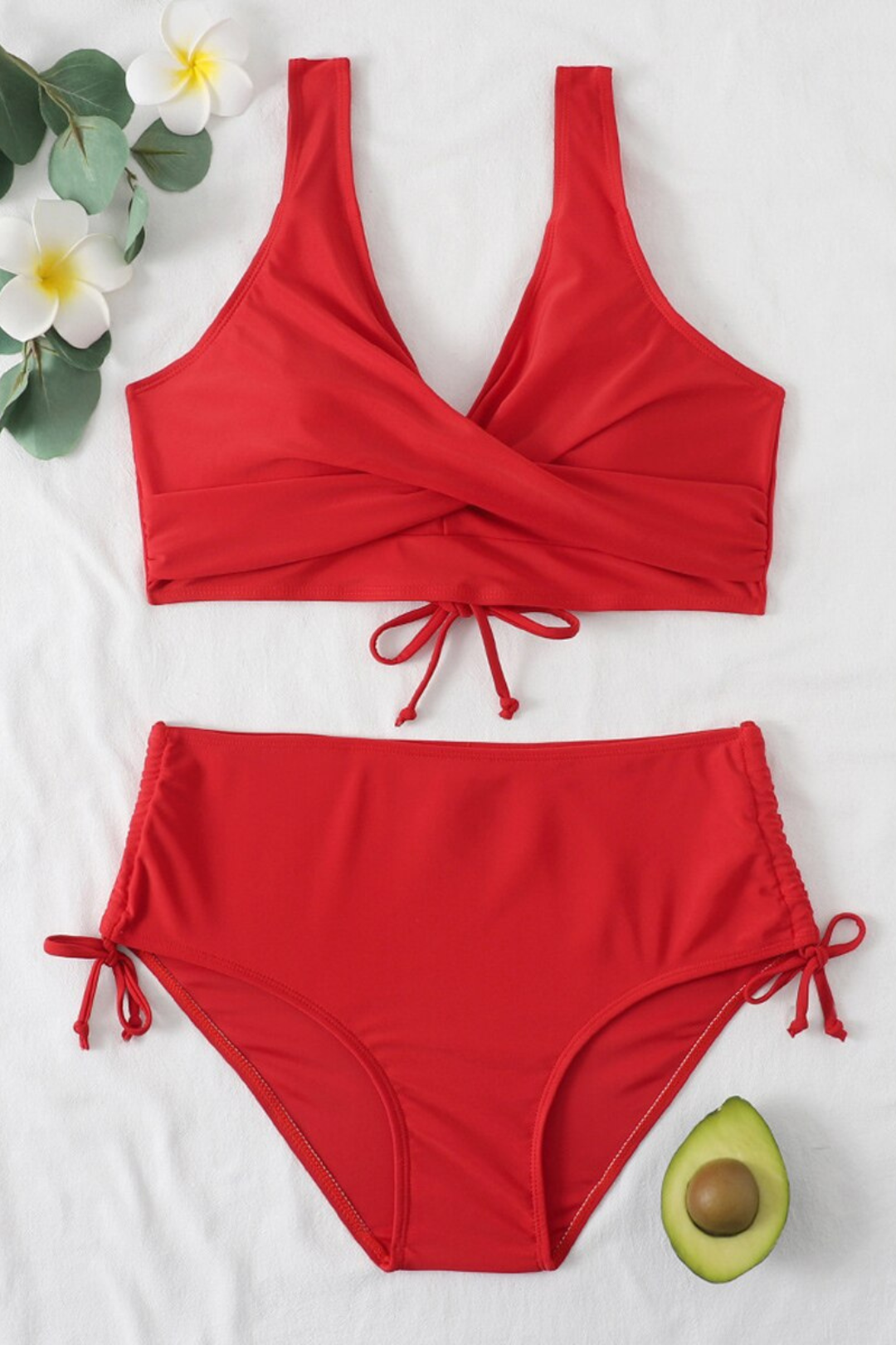 Egyszerű Bikiniszett Sportos Csavarral – Solea