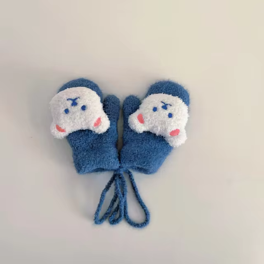 Gyermek Kesztyű Medvearccal – TinyBear Kesztyűk
