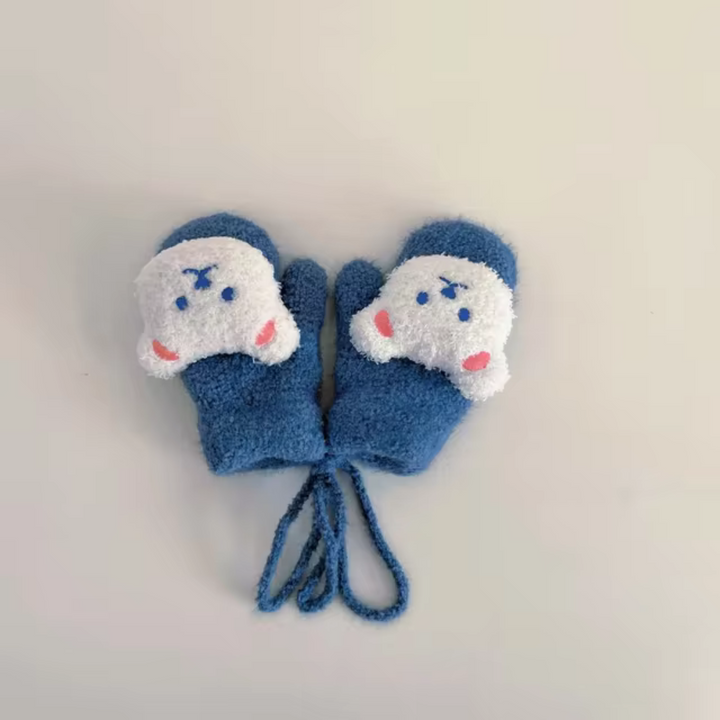 Gyermek Kesztyű Medvearccal – TinyBear Kesztyűk