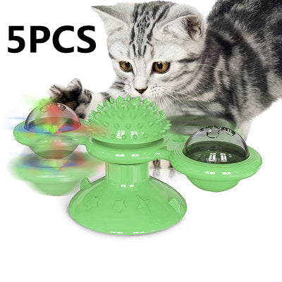 Macskák Szélmalom Kaparós és Játékállomás - TwirlPaws