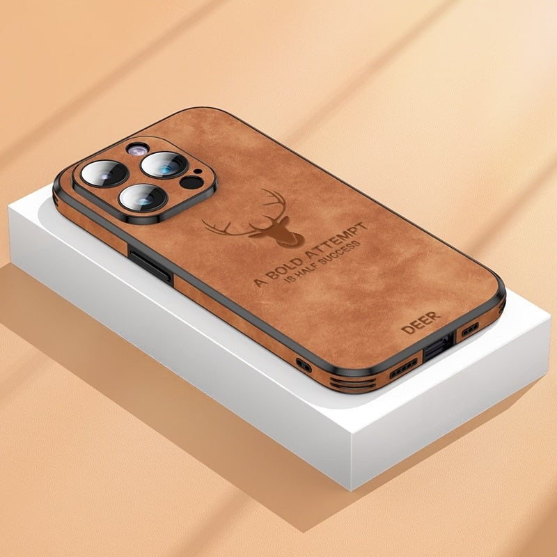 Luxus szarvasbőr iPhone tok - Veltro