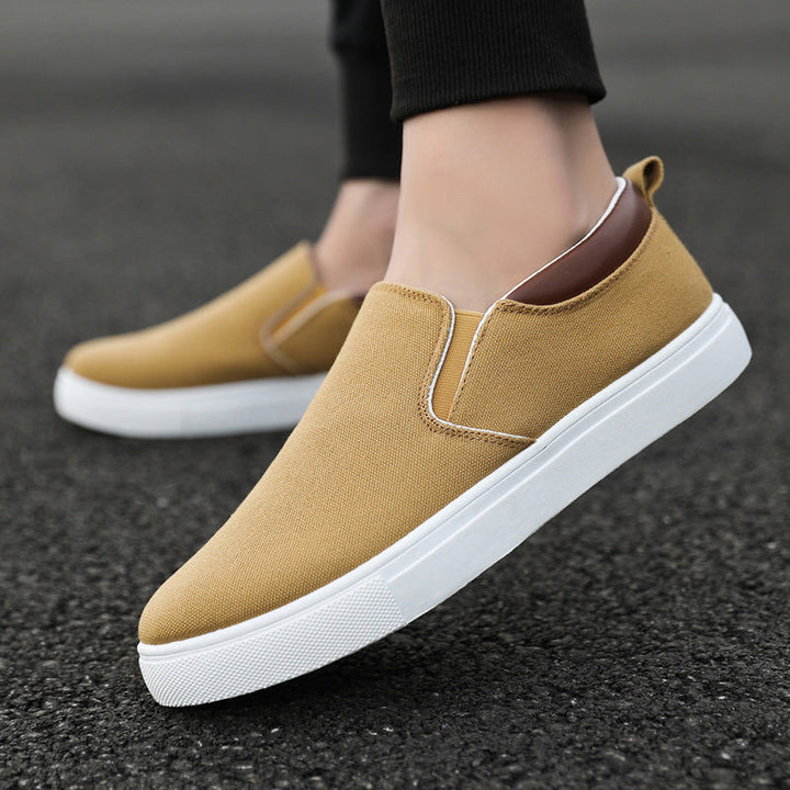 Lennard vászon férfi slip-on cipők