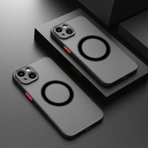 Matt Fémágneses Telefontok Magsafe & Ütésálló – 1+1 INGYYYYEZ!