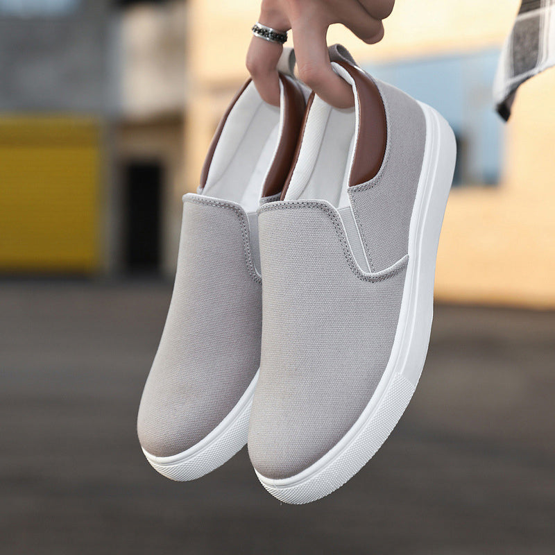 Lennard vászon férfi slip-on cipők