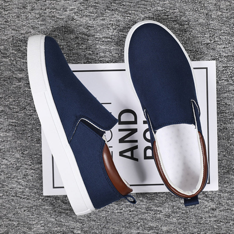 Lennard vászon férfi slip-on cipők