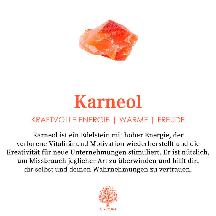 Természetes Kristály Karneol Lándzsapont Nyaklánc - Aeliana