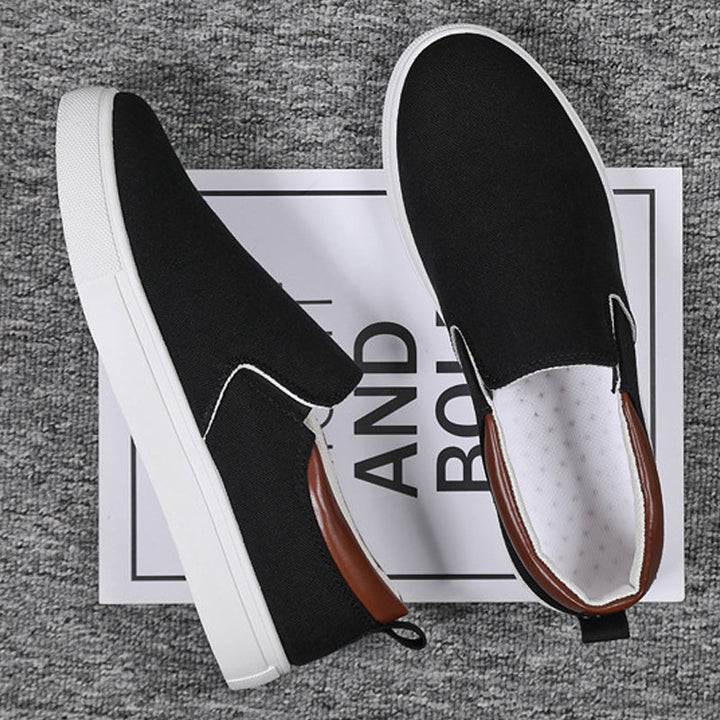 Lennard vászon férfi slip-on cipők