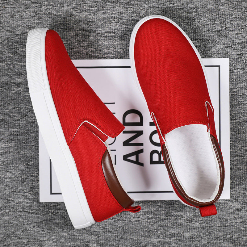 Lennard vászon férfi slip-on cipők