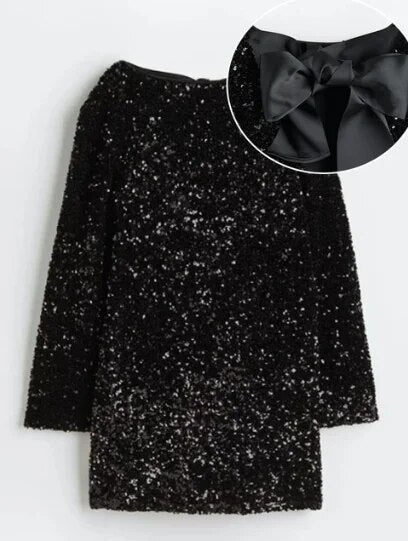 Trendi Csillogó Midi-Dressz - Stella