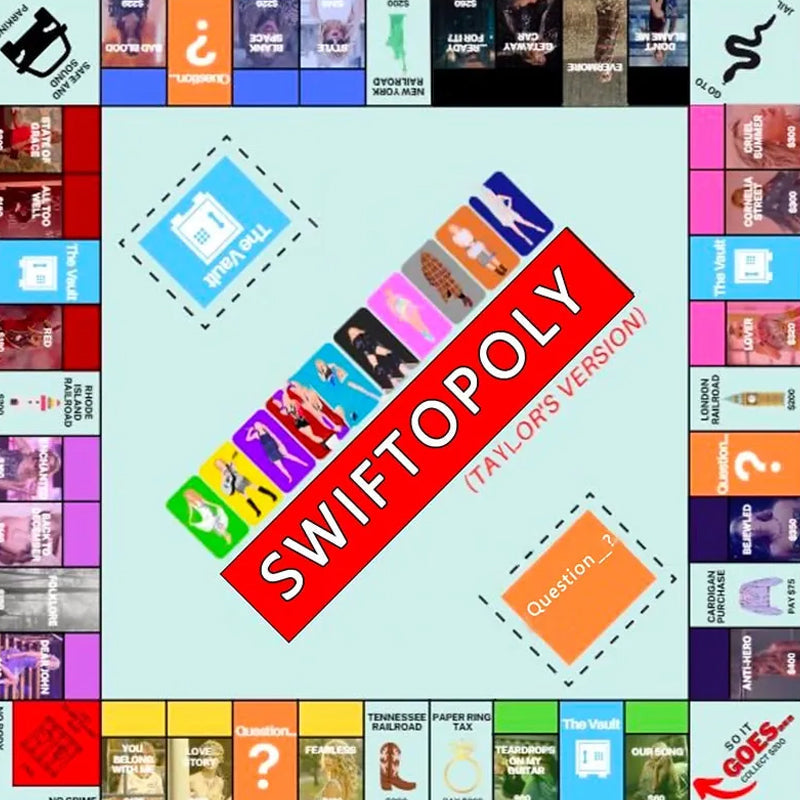 Zenén alapuló társasjáték dalkártyákkal és Monopoly-pénzzel játékestekre.