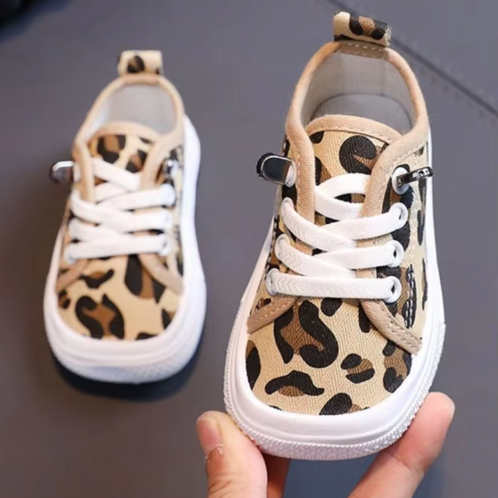 Gyerek Sneakers Leopárdmintával – WildStep