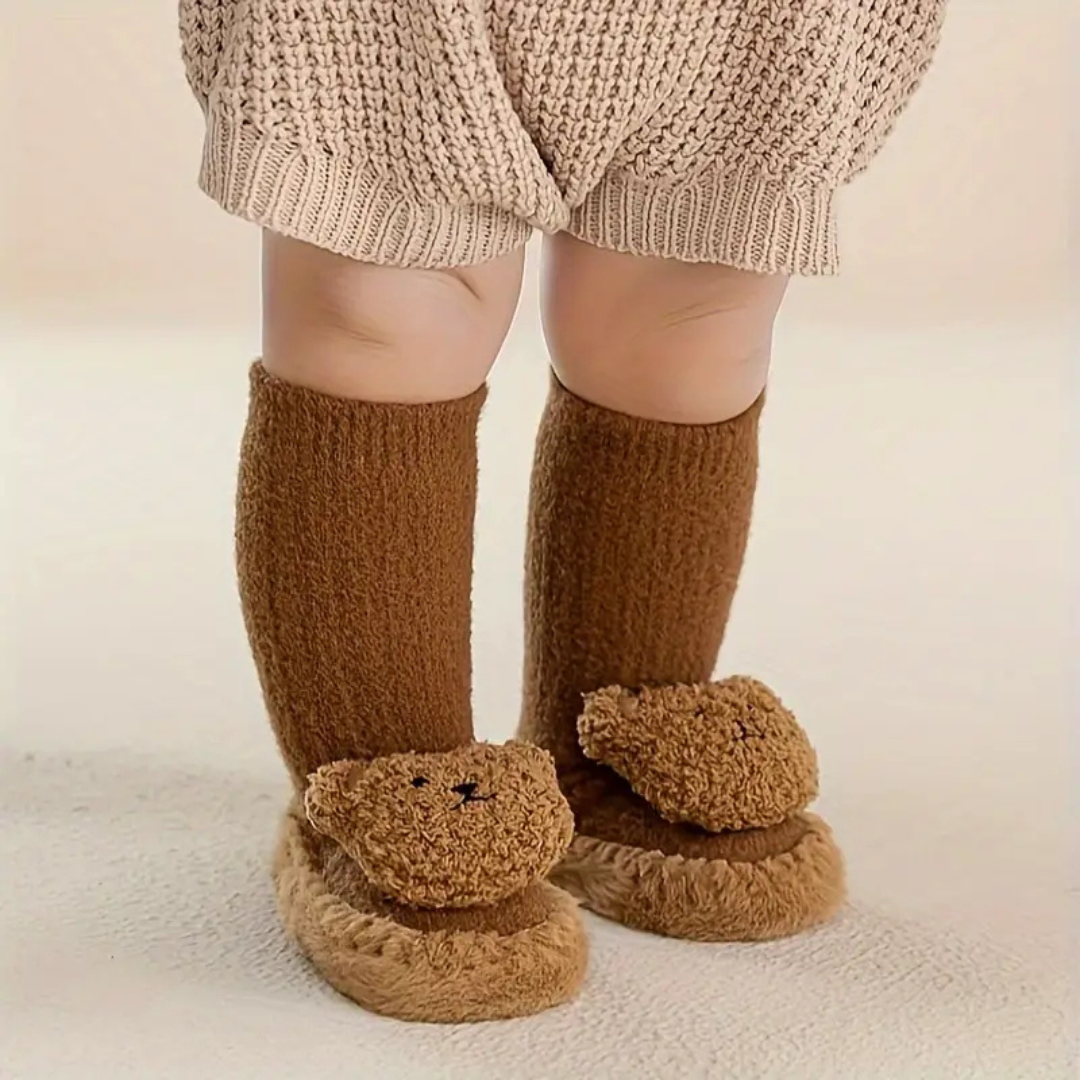 Gyerek házi papucs zoknik mackókkal – CozyBear