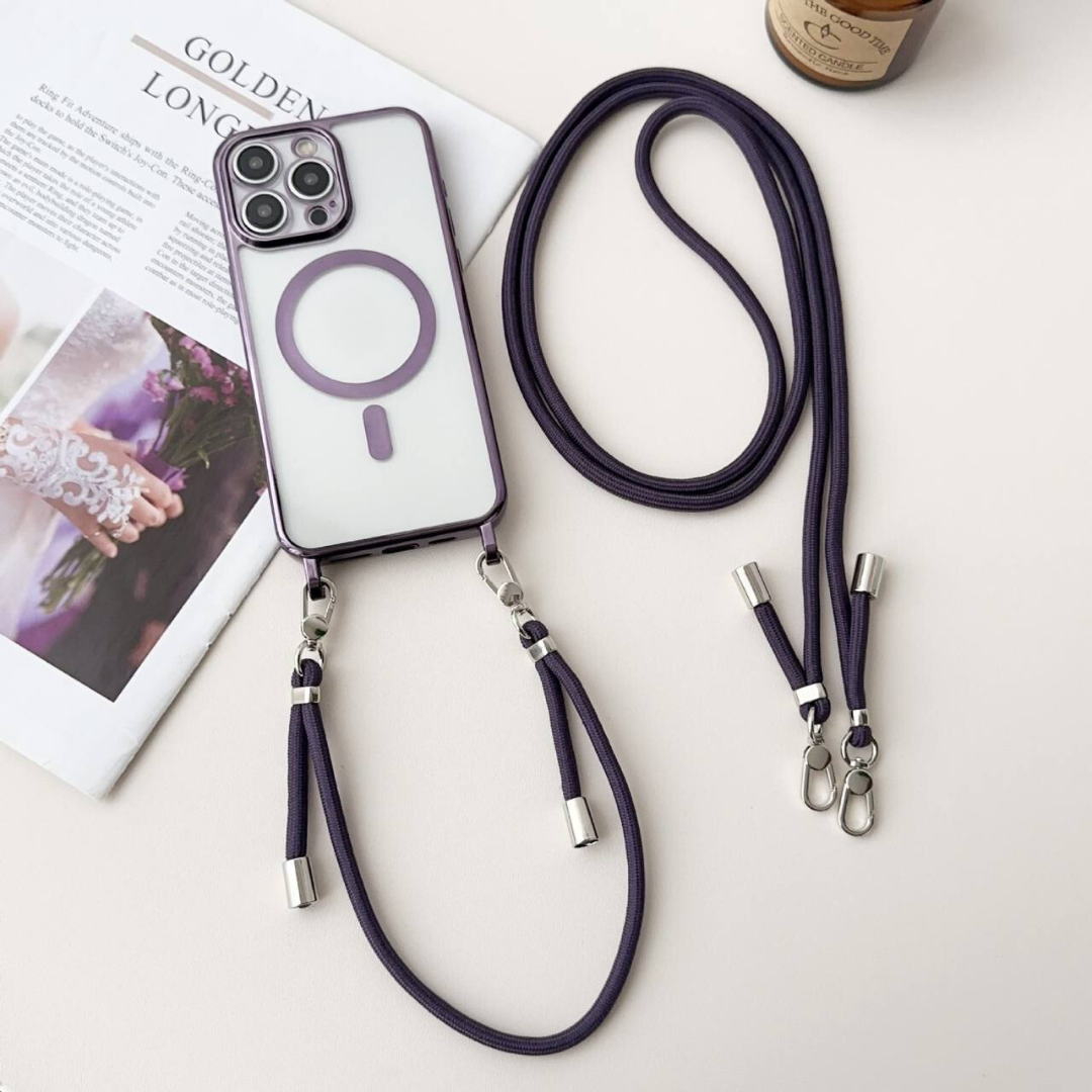 MagSafe-kereszttáska iPhone-hoz hordozó pánttal – Halo (1+1 INGYEN)