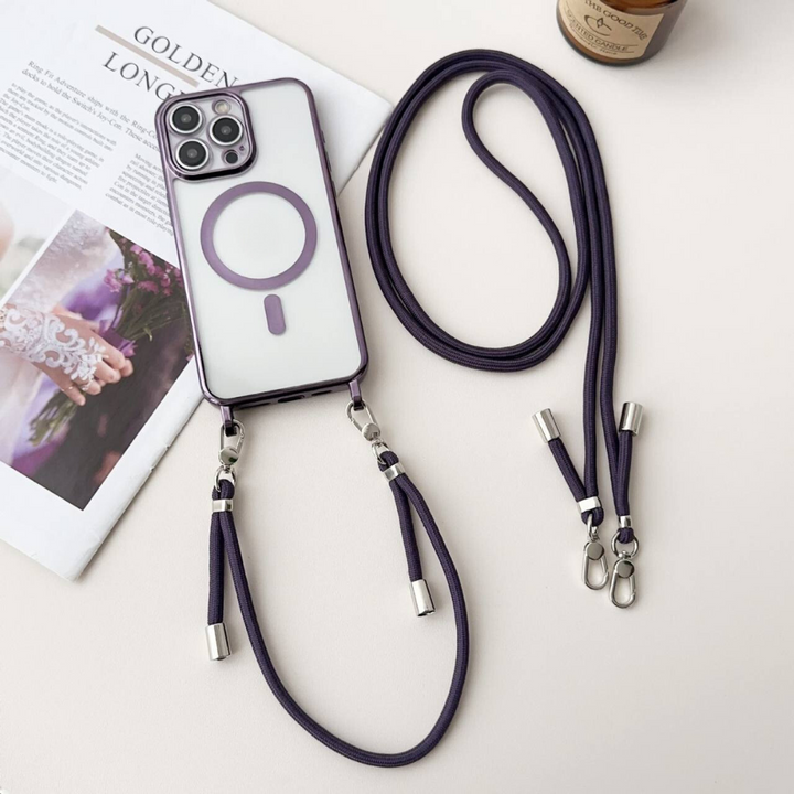 MagSafe-kereszttáska iPhone-hoz hordozó pánttal – Halo (1+1 INGYEN)