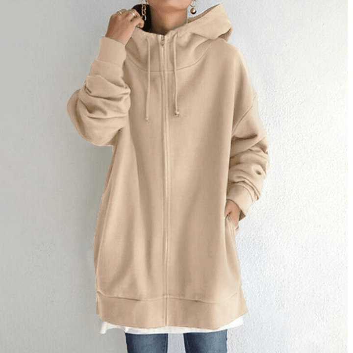 Kényelmes Női Kardigán Kapucnival - ComfyHood