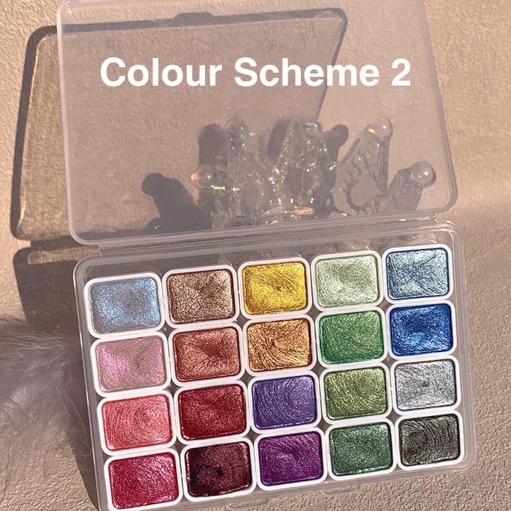 Több színű akvarell festék készlet - ColorCrafter