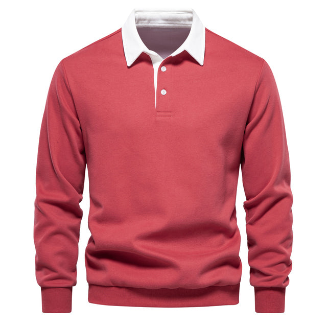 Trendi Férfi Polo Pulóver - James