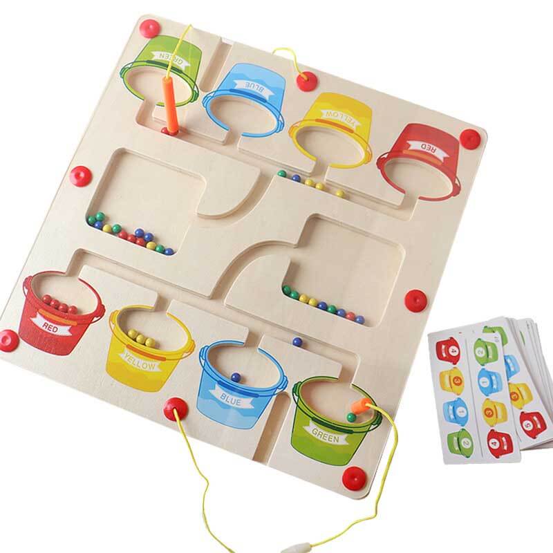 Színes Mágneses Számláló Puzzel - MagniTally