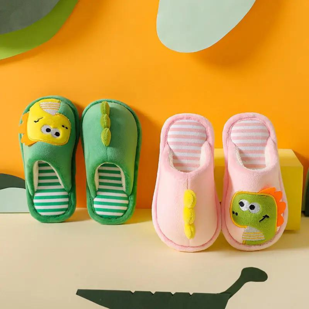 Gyerek papucs dino mintával – RoarySteps