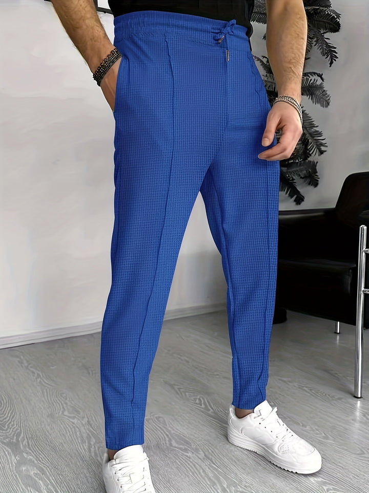 Kényelmes Wafel Joggers Férfiaknak - Finn