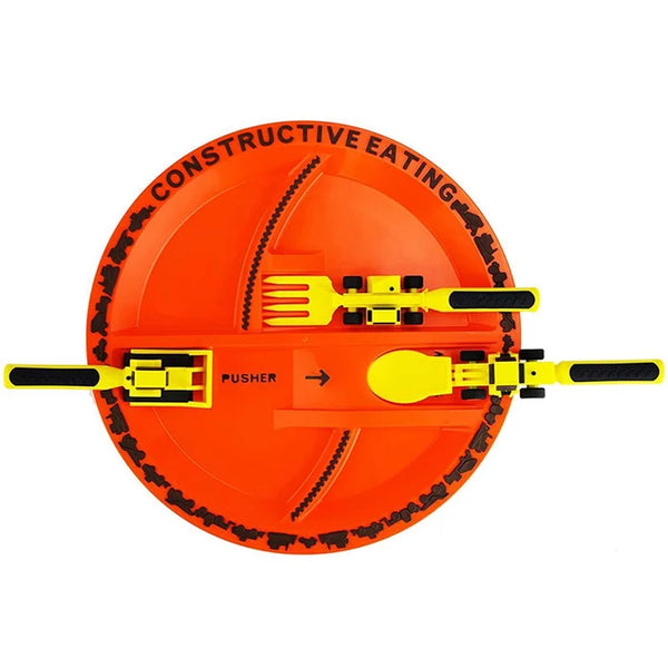 Bulldozer Gyerekevőeszköz Készlet - ConstructoFork