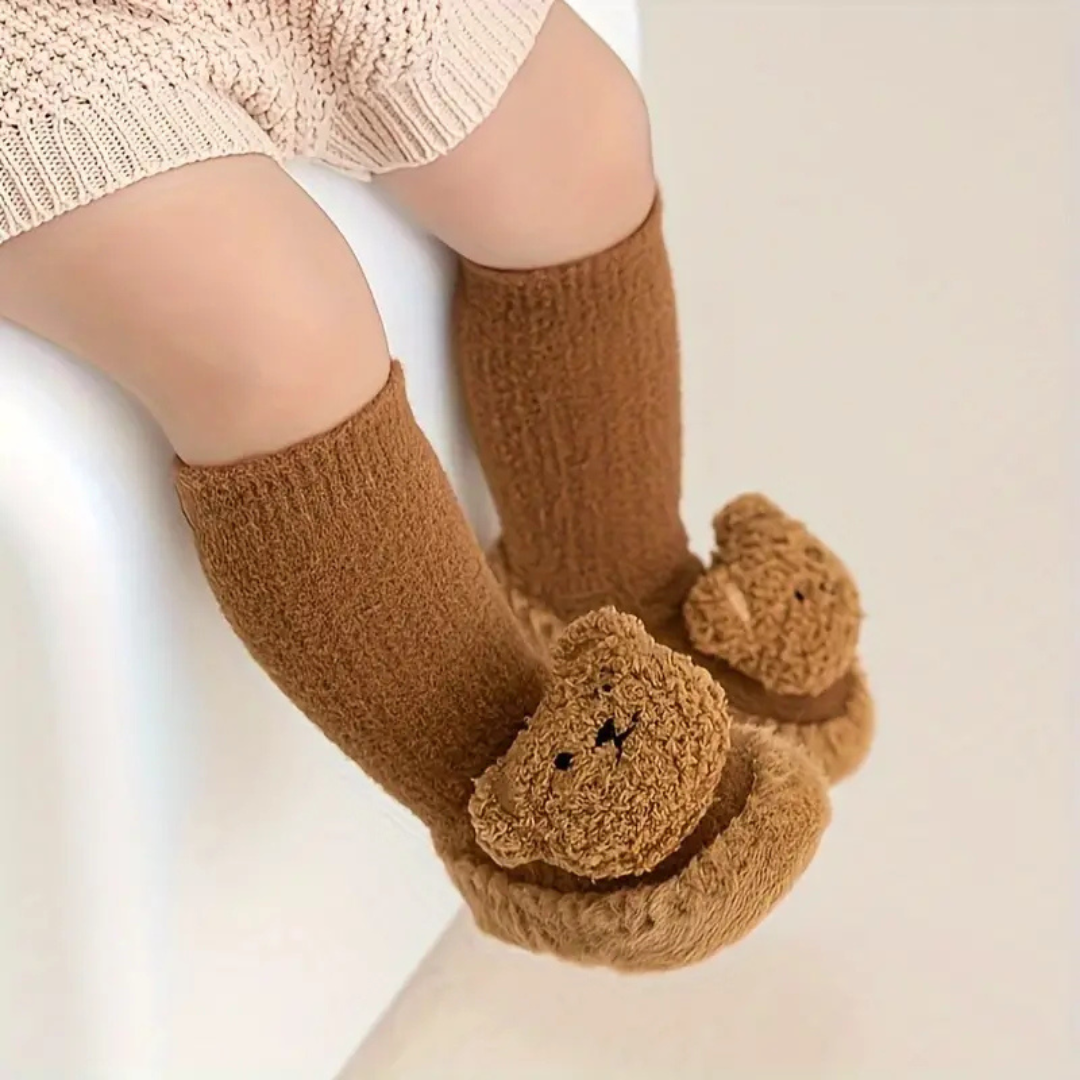 Gyerek házi papucs zoknik mackókkal – CozyBear