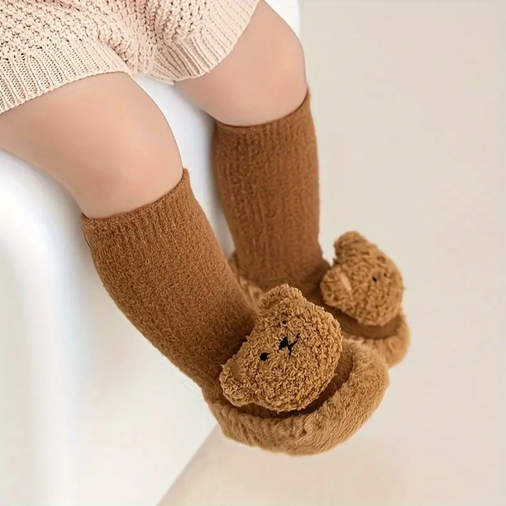 Gyerek házi papucs zoknik mackókkal – CozyBear