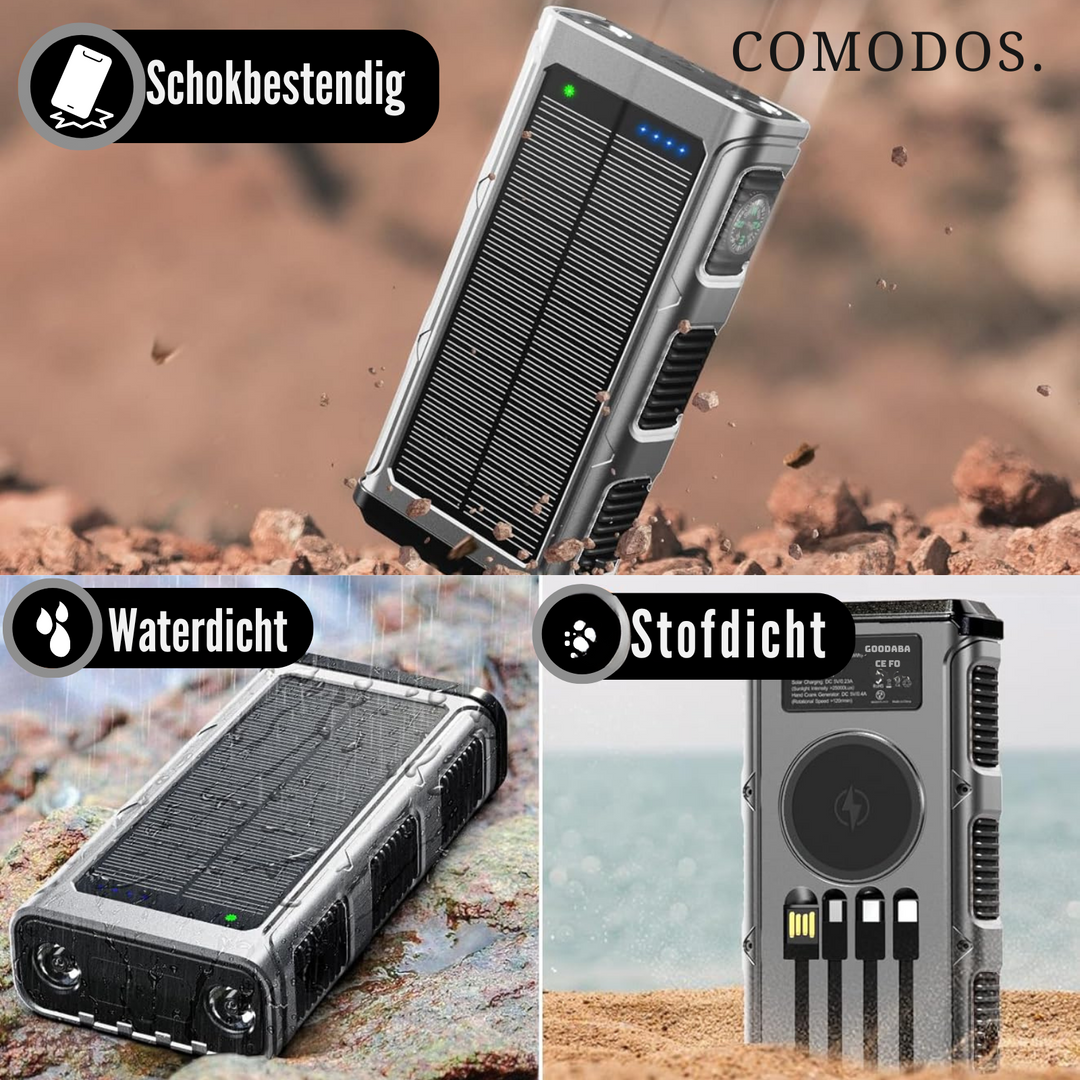 Napelem Power Bank - PowerSafe 20000