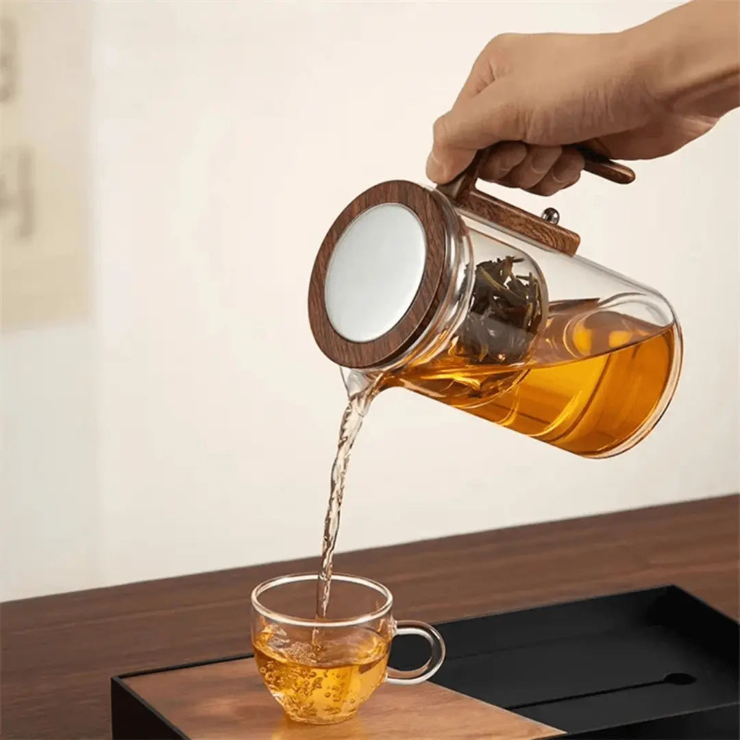 Stílusos Átlátszó Teáskanna - ClearBrew