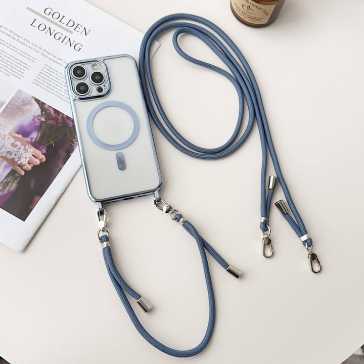 MagSafe-kereszttáska iPhone-hoz hordozó pánttal – Halo (1+1 INGYEN)