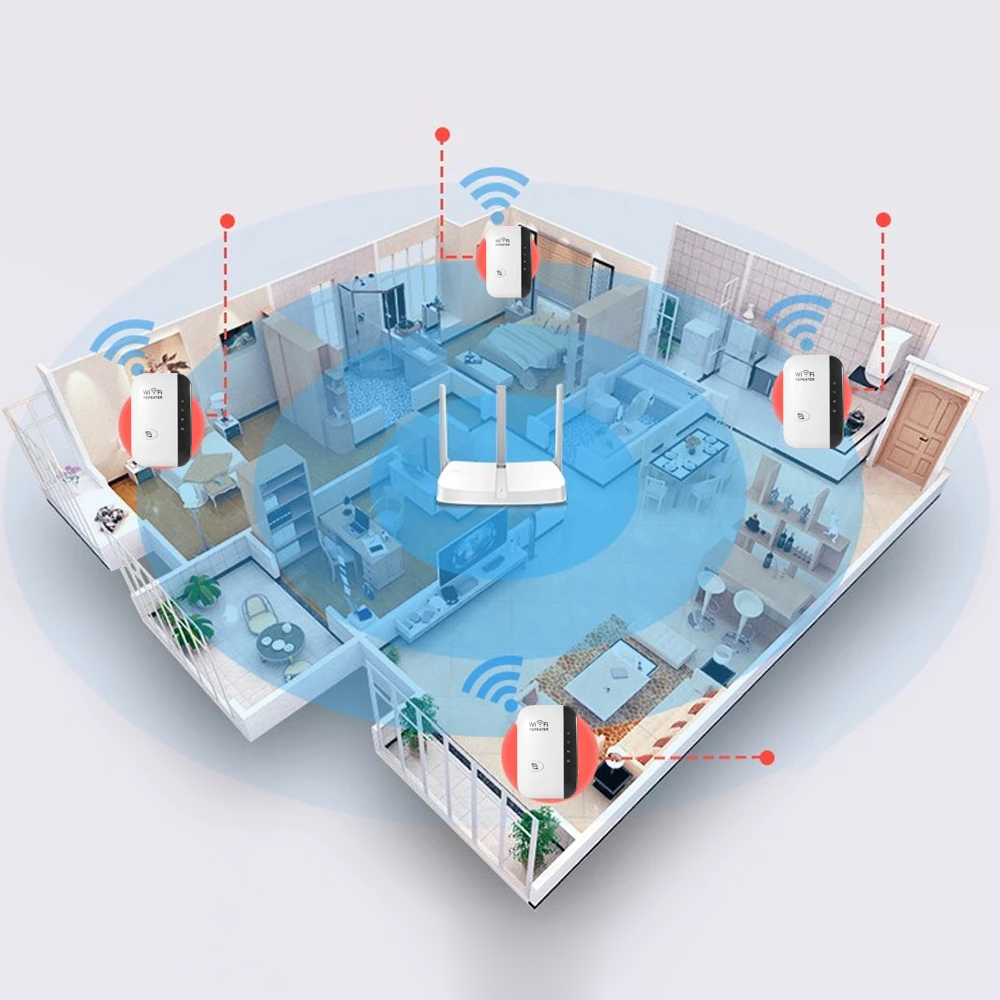 Vezeték nélküli WiFi-erősítő - NetBlaze
