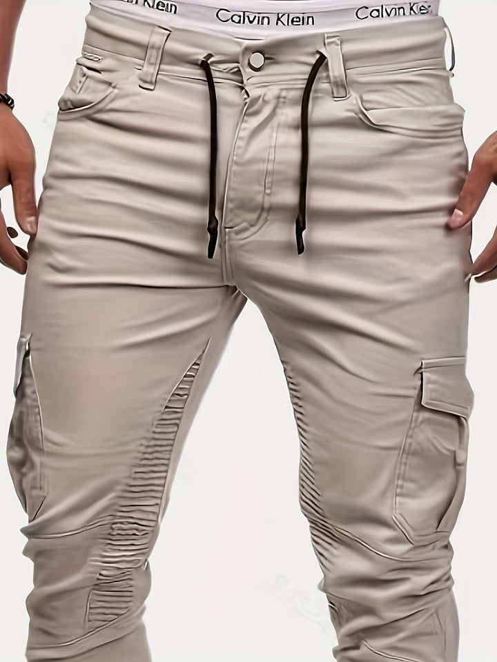 Elegáns Férfi Stretch Nadrág Streetstyle - Daan