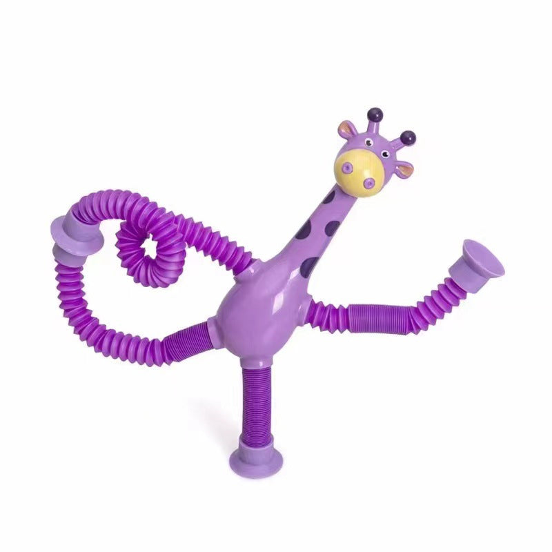Rugalmas Zsiráf Játék Szívókoronggal - StretchyGiraffe