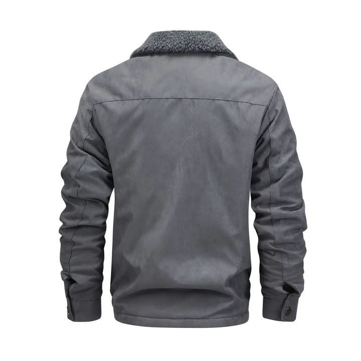 Férfi kültéri kabát Teddy fleece béléssel és revernyakkal – Corvin